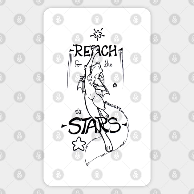Reach for the Stars Magnet by Temrin